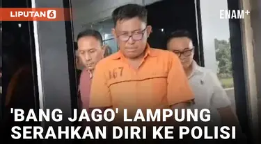 Isap Sabu dan Ngaku Kebal Hukum, Bang Jago Lampung Serahkan Diri Usai Dikejar Polisi