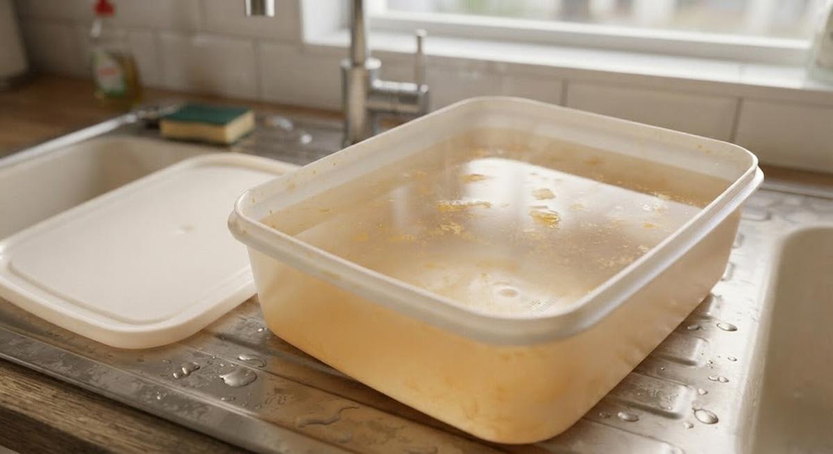 Cara Menghilangkan Noda Kuning pada Wadah Bekal Plastik