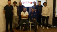 Penyelenggara ajang Soundrenaline 2018 usai jumpa pers di kawasan Senopati, Jakarta Selatan
