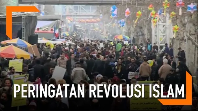 Rakyat Iran memulai aksi unjuk rasa di jalan-jalan seluruh negeri untuk menandai peringatan 40 tahun Revolusi Islam sejak 1979.
