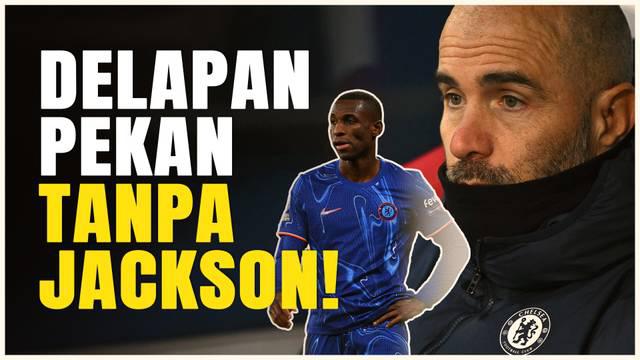 Berita video pelatih Chelsea, Enzo Maresca ketar-ketir kehilangan satu pilar andalannya. Nicolas Jackson dipastikan absen bela Chelsea selama 6 hingga 8 pekan lamannya akibat cedera parah.