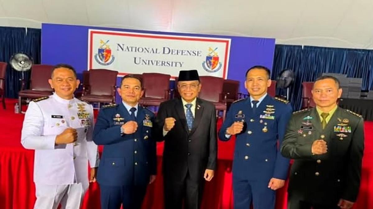 Empat Perwira TNI Raih Gelar Strategis dari National Defense University AS