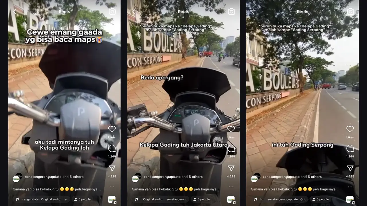 Niat ke Kelapa Gading, Pacarnya Malah Arahkan Maps ke Gading Serpong