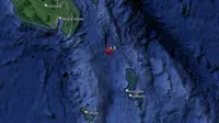 Gempa bumi tektonik berkekuatan M7,0 mengguncang Pulau Karatung, Kabupaten Kepulauan Talaud, Sulut.