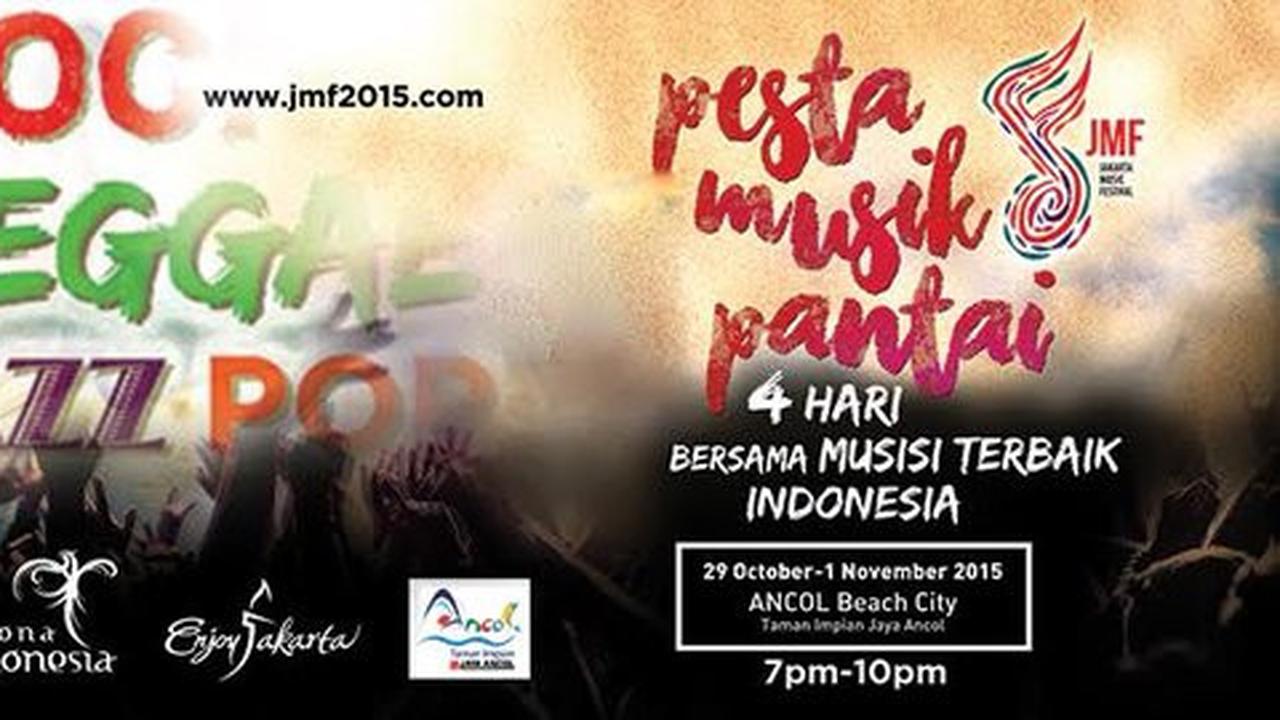 Serunya pesta musik pantai di Jakarta Music Festival 2015