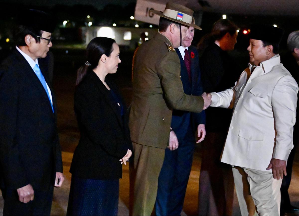 prabowo tiba di sydney