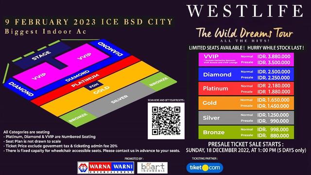Westlife akan tambah satu konser di Indonesia
