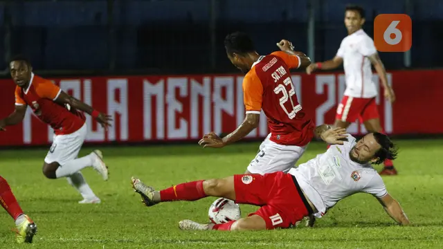 FOTO: Pesta Gol ke Gawang Borneo FC Samarinda Persija Jakarta Jaga Asa Lolos Perempat Final di Piala Menpora