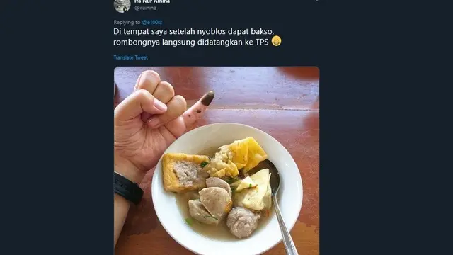 Oleh-oleh habis nyoblos yang bikin nagih.