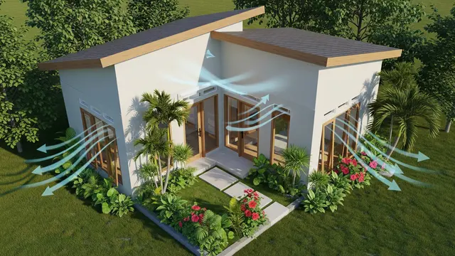 8 Contoh Rumah Kecil dengan Ventilasi Silang agar Adem, Inspirasi Desain Nyaman