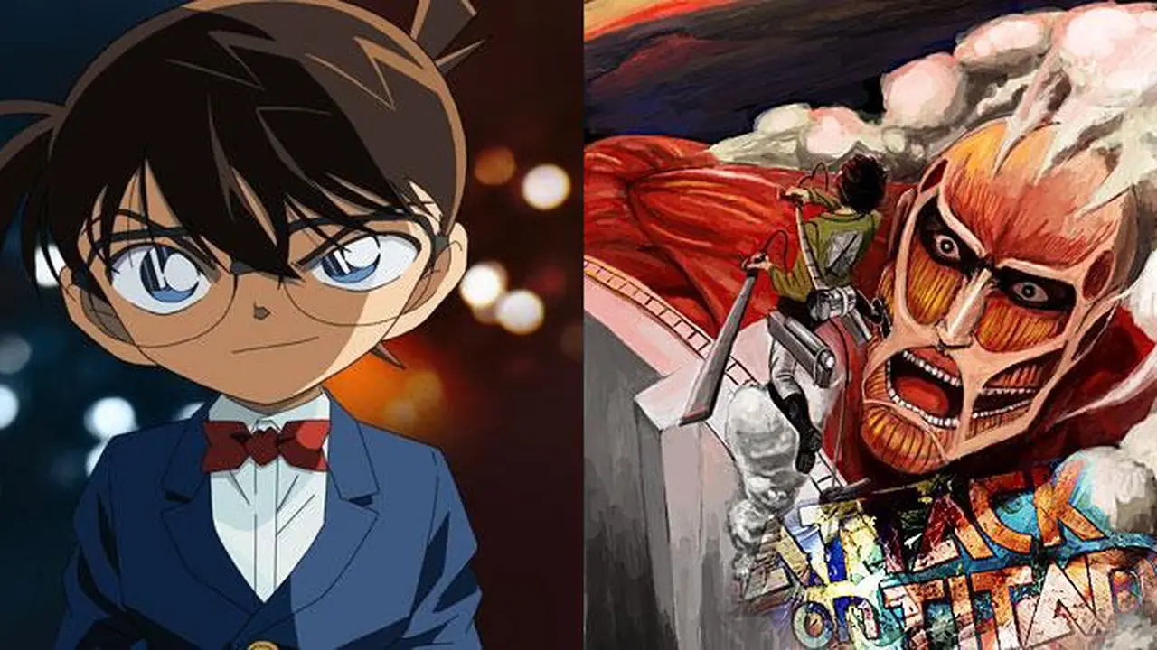 Detective Conan Tundukkan Attack on Titan di Oricon