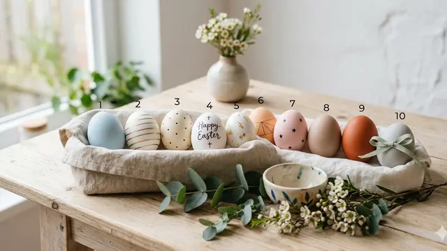 Ide Menghias Telur Paskah (Foto: Gemini AI)