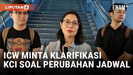 VIDEO: Jadwal KRL Berubah, ICW Datangi Kantor KCI