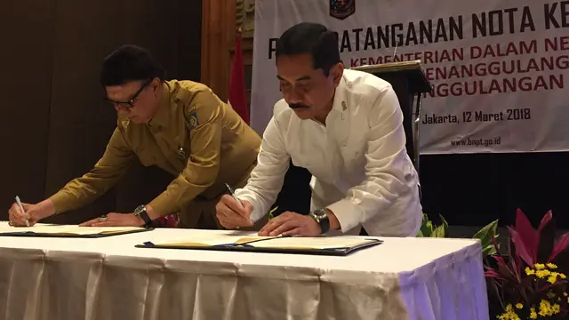 MoU Kemendagri dan BNPT mengenai terorisme