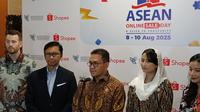 Menteri Perdagangan (Mendag) Budi Santoso saat ditemui di Kantor Kementerian Perdagangan, Jakarta, Kamis (7/8/2025). (Liputan6.com/Maulandy)