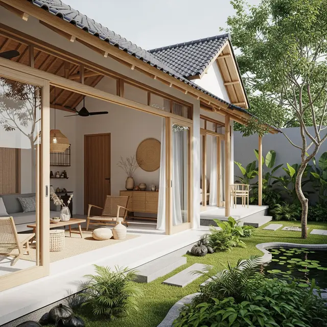 Model Rumah Sederhana Tapi Mewah Gaya Japandi