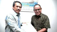 Dirjen Kemendag Veri Anggriono Sutiarto bersama Deputi Bidang Restrukturisasi dan Pengembangan Usaha Kementerian BUMN Aloysius Kiik Ro. (Dok. Sucofindo)