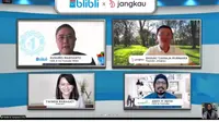 Blibli membantu penyaluran donasi di platform non-profit Jangkau (Liputan6.com/Agustin Setyo W)