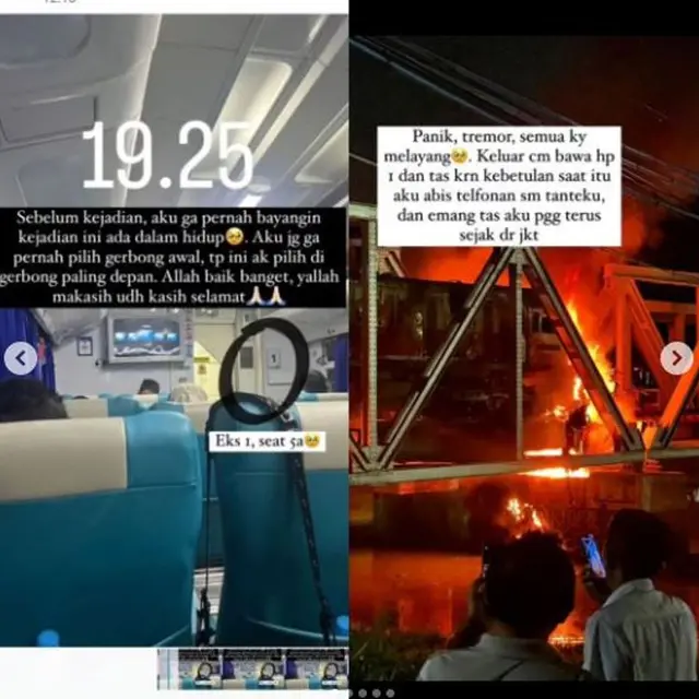 Cerita Penumpang Gerbong Terdepan Kereta yang Tabrakan dengan Truk, Takut Melompat Pas Lihat Kobaran Api
