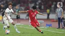 Memasuki babak extra time, Thailand mencoba lebih gencar dan bermain efektif memanfaatkan kesalahan-kesalahan Indonesia. (Liputan6.com/Helmi Fithriansyah)