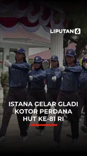 Istana Gelar Gladi Kotor Perdana HUT Ke-81 RI