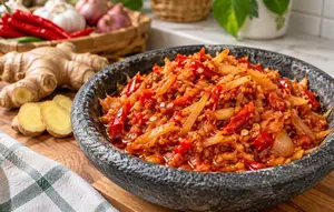 Resep Sambal Jahe Pedas Harum yang Bikin Nagih