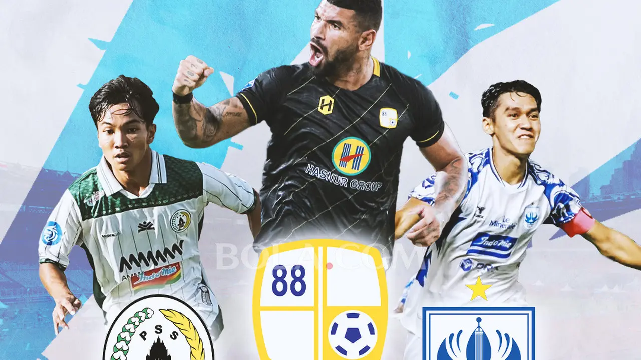 Ilustrasi - Logo PSS Sleman, Barito Putera, PSIS Semarang