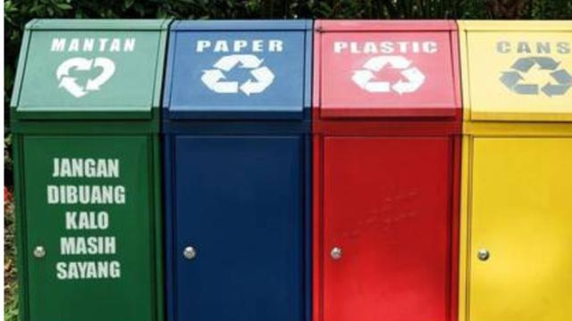 7 Foto Tulisan Lucu di Tempat Sampah Ini Bikin Senyum-Senyum Sendiri