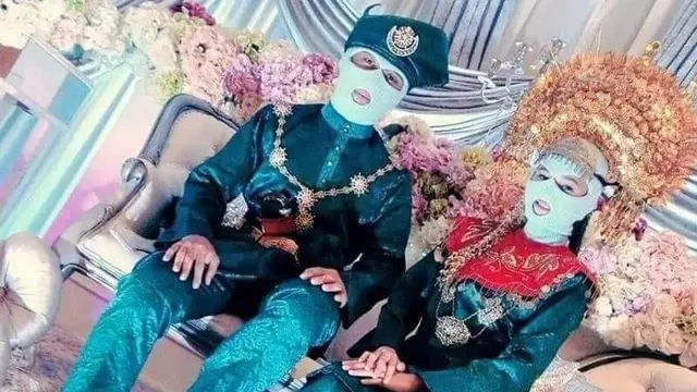 Tak Biasa, 6 Potret Pakaian Pengantin di Acara Pernikahan Ini Kocak Sampai Unik