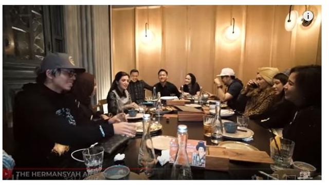 6 Momen Tiara Idol Dinner Bareng Keluarga Anang Hermansyah, Penuh Canda Tawa