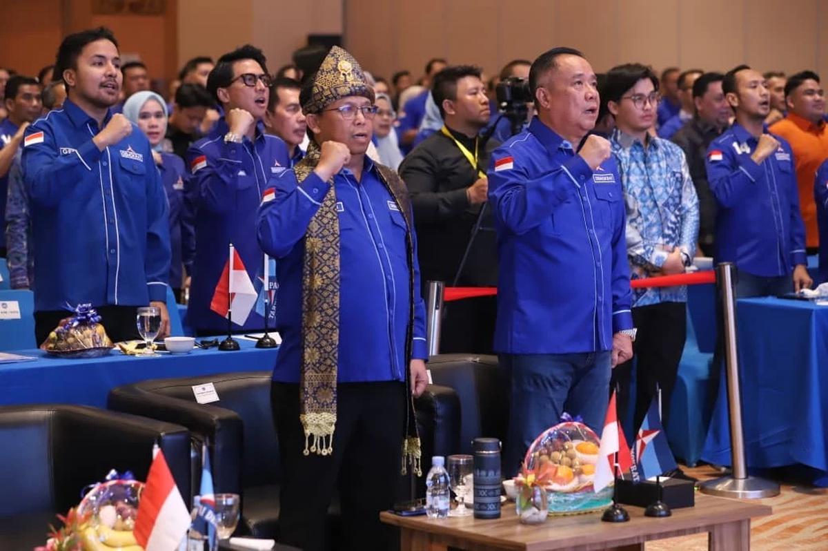 FOTO: AHY Tekankan Konsolidasi Partai Jadi Kunci Kemenangan