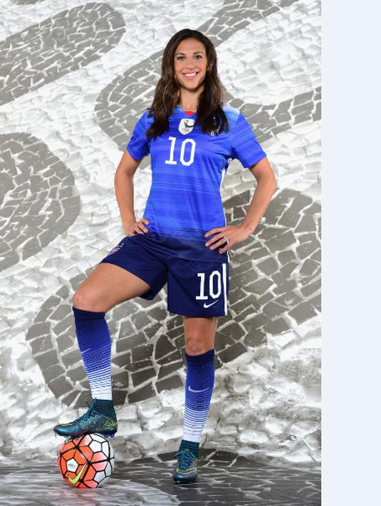 Carli Lloyd menjadi wanita pertama AS yang selalu mencetak gol dalam empat gelaran Piala Dunia Wanita terakhir. (Getty Images/AFP/Harry How)