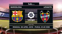 La Liga - Barcelona Vs Levante (Bola.com/Adreanus Titus)