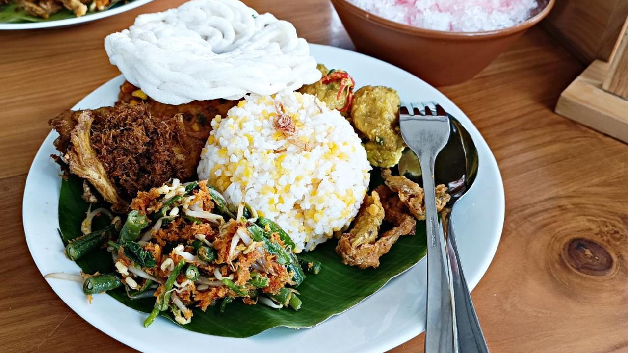 ilustrasi nasi jagung