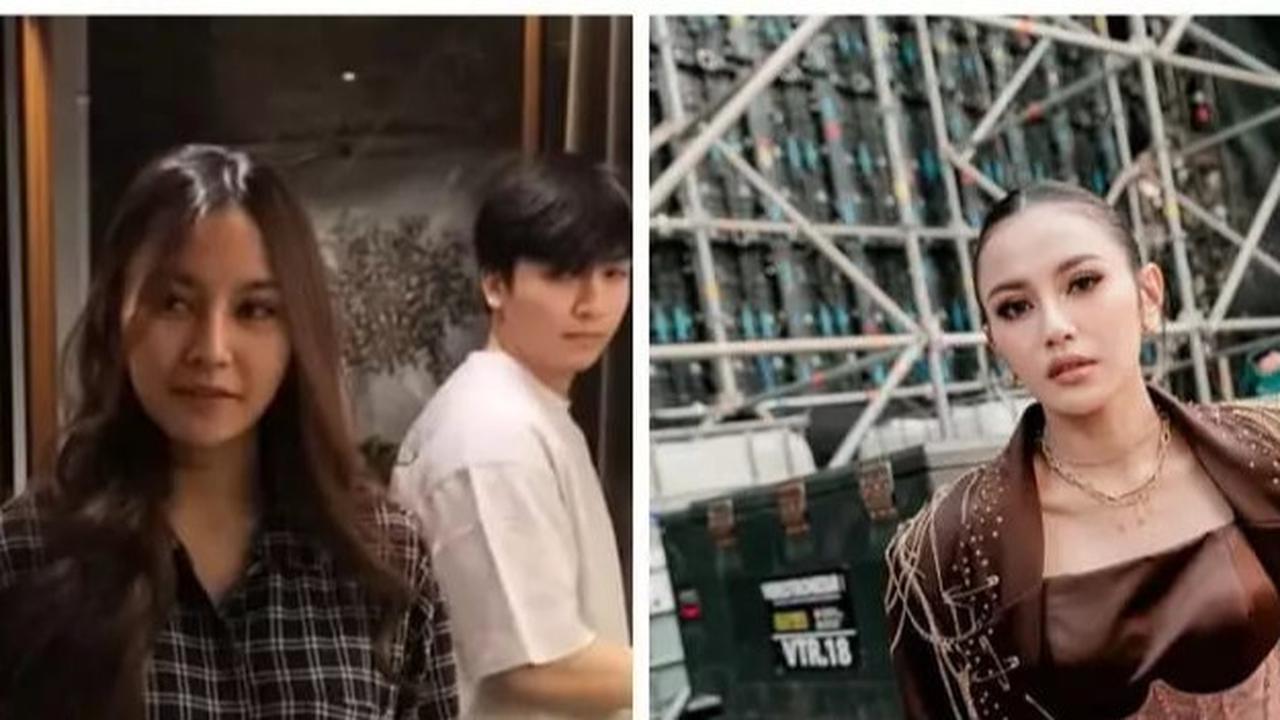 Perbandingan Wajah Bare Face vs Makeup Mahalini