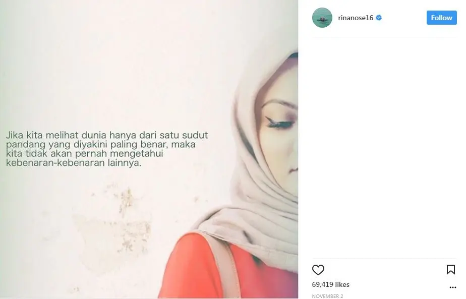 Rina Nose (Instagram/@rinanose16)