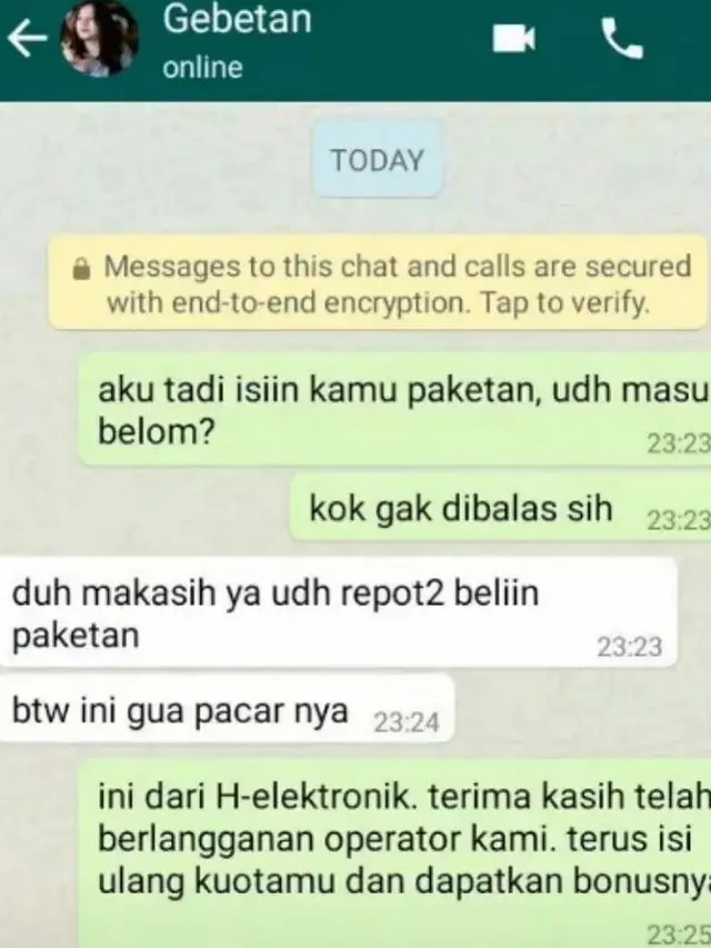 6 Chat Beli Paketan untuk Gebetan Ini Bikin Tepuk Jidat Sekaligus Buat Baper