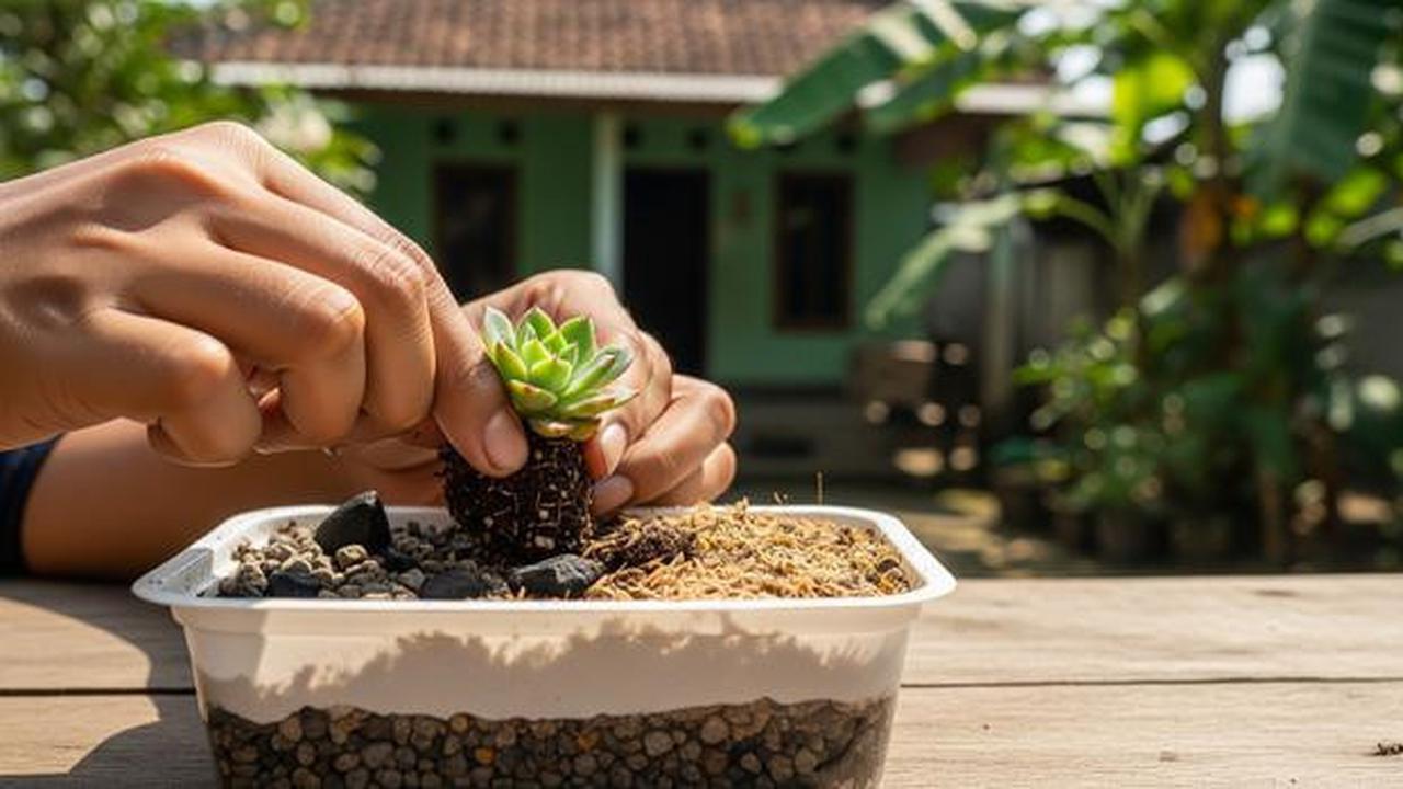 Cara Membuat Pot Tanaman dari Thinwall Bekas, Simpel dan Jadi Peluang Usaha