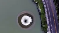 Portal ke Neraka di Danau Berryessa di California, Amerika Serikat. (Screen Grab Video)
