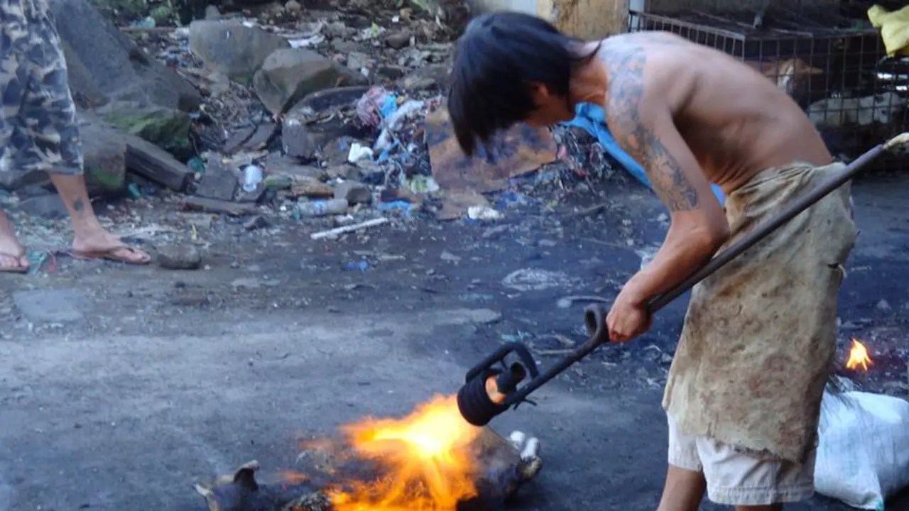 Anjing Dibakar Hidup - hidup Bikin Netizen Geram