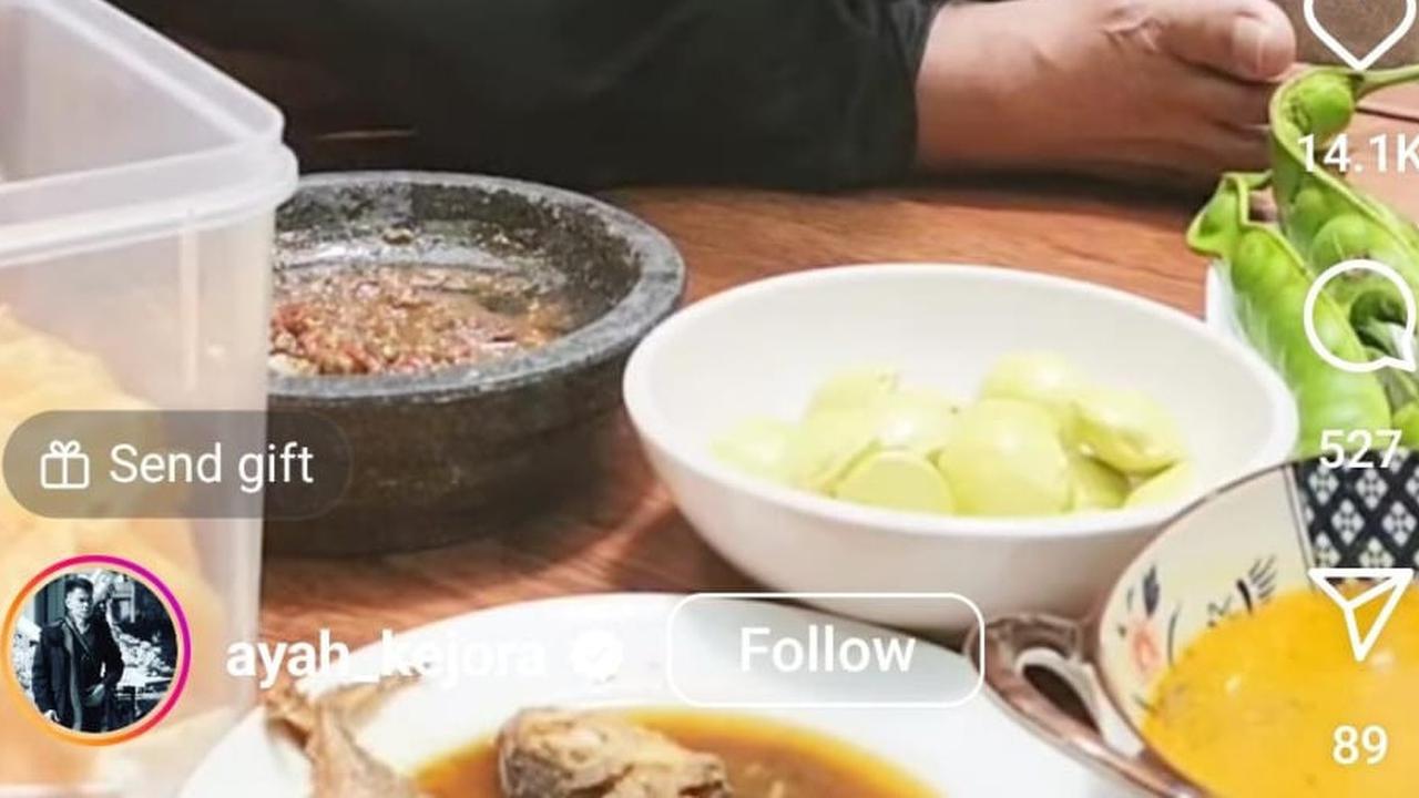 Punya Anak Terkenal dan Kaya Raya, Begini Sederhananya Ayah Ibu Lesti Kejora Makan Menu Kampung tapi Nikmat