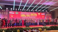 Perayaan Imlek 2576 Kongzili Tingkat Nasional tahun 2025 di Sutan Raja Hotel, Kabupaten Minahasa Utara, Sulut, pada Minggu (9/2/2025), dihadiri para tokoh lintas agama.