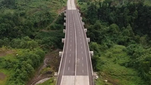PT Jasamarga Manado Bitung (JMB) telah merampungkan pembangunan tahap akhir dari jalan Tol Manado Bitung. (Dok Jasa Marga)