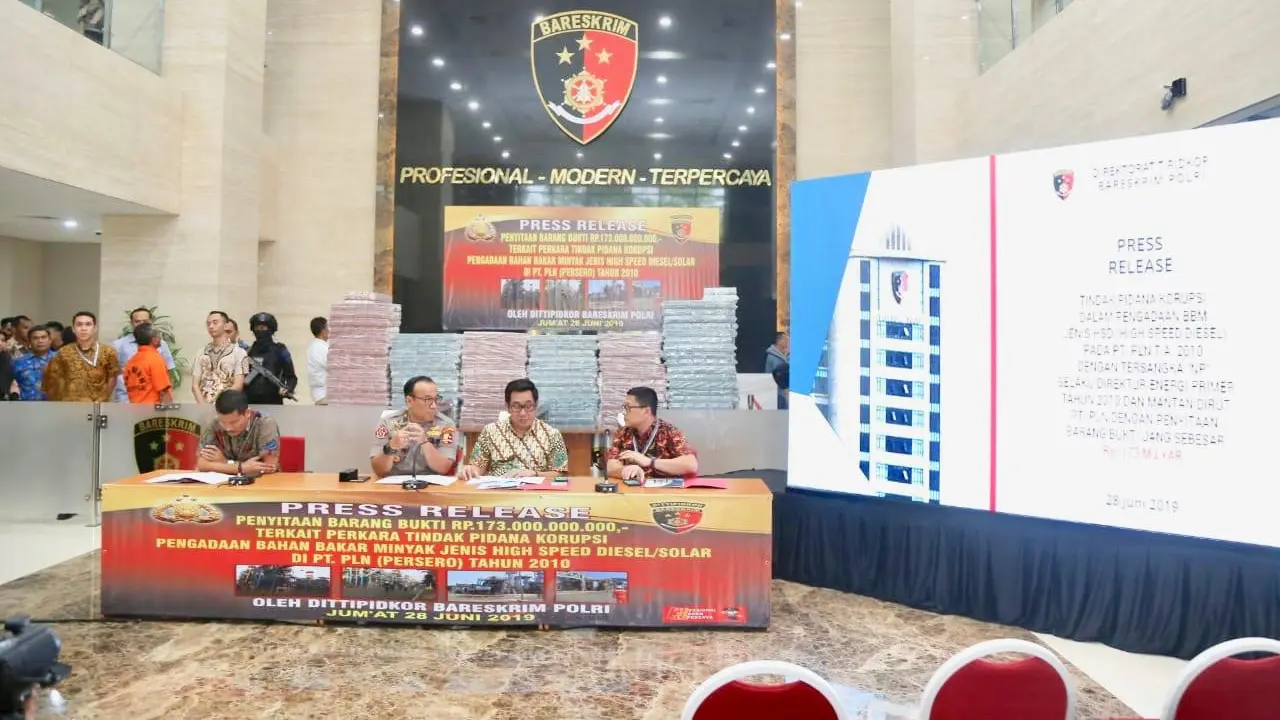 Rilis Tipikor Polri TPPI