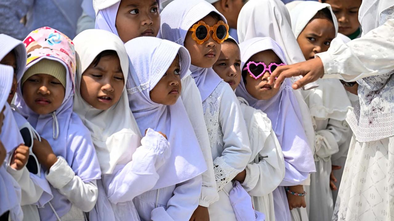FOTO: Antusias Siswa TK Ikuti Manasik Haji di Banda Aceh