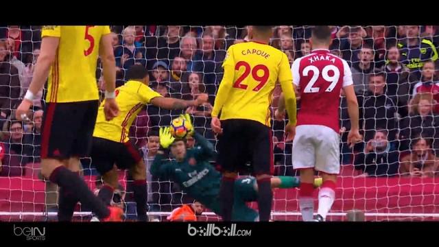 Petr Cech tampil apik saat Arsenal hadapi Watford. This video is presented by Ballball.