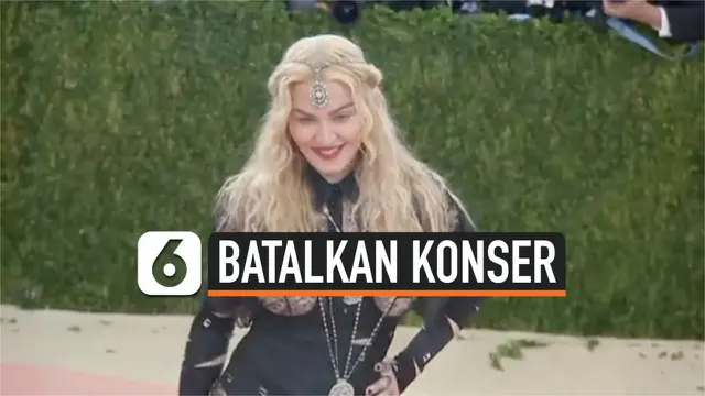 VIDEO: Madonna Batalkan 2 Konser di Paris Karena Virus Corona