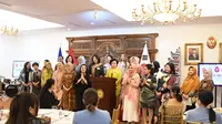 Berkolaborasi dengan KBRI Seoul, Dharma Wanita Persatuan KBRI Seoul menyelenggarakan Coffee Morning pada tanggal 23 Februari 2023. (Dok KBRI Seoul)