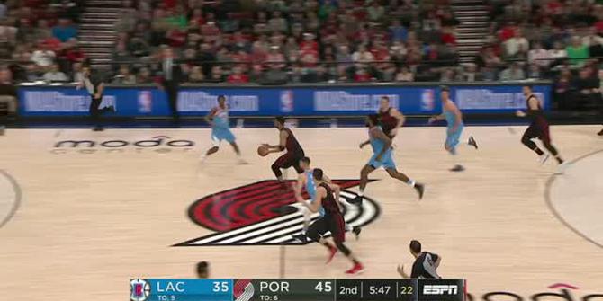 VIDEO : Cuplikan Pertandingan NBA, Trail Blazers 105 vs Clippers 96
