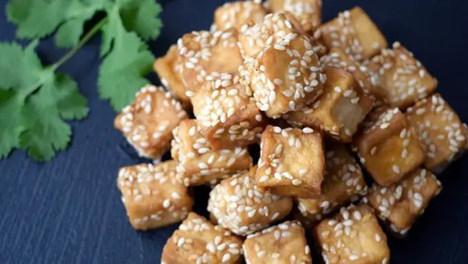 Ilustrasi tahu goreng wijen./Copyright pixabay.com/yuelanliu